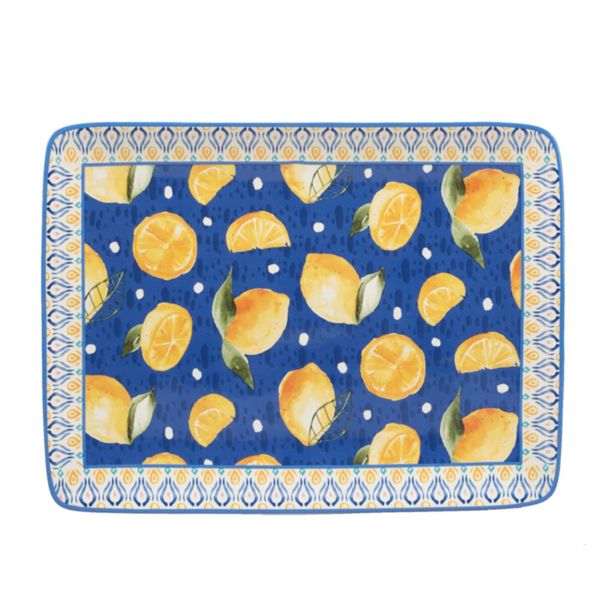 Certified International Lemonade Rectangle Platter Certified International