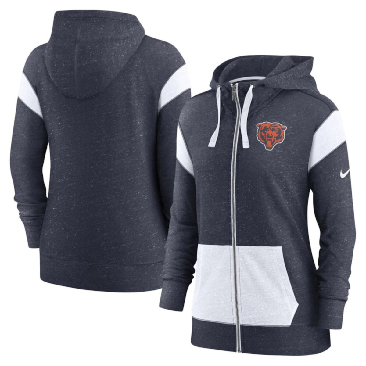 Женская Футболка Nike Монте-Карло с полной застежкой Chicago Bears Nike