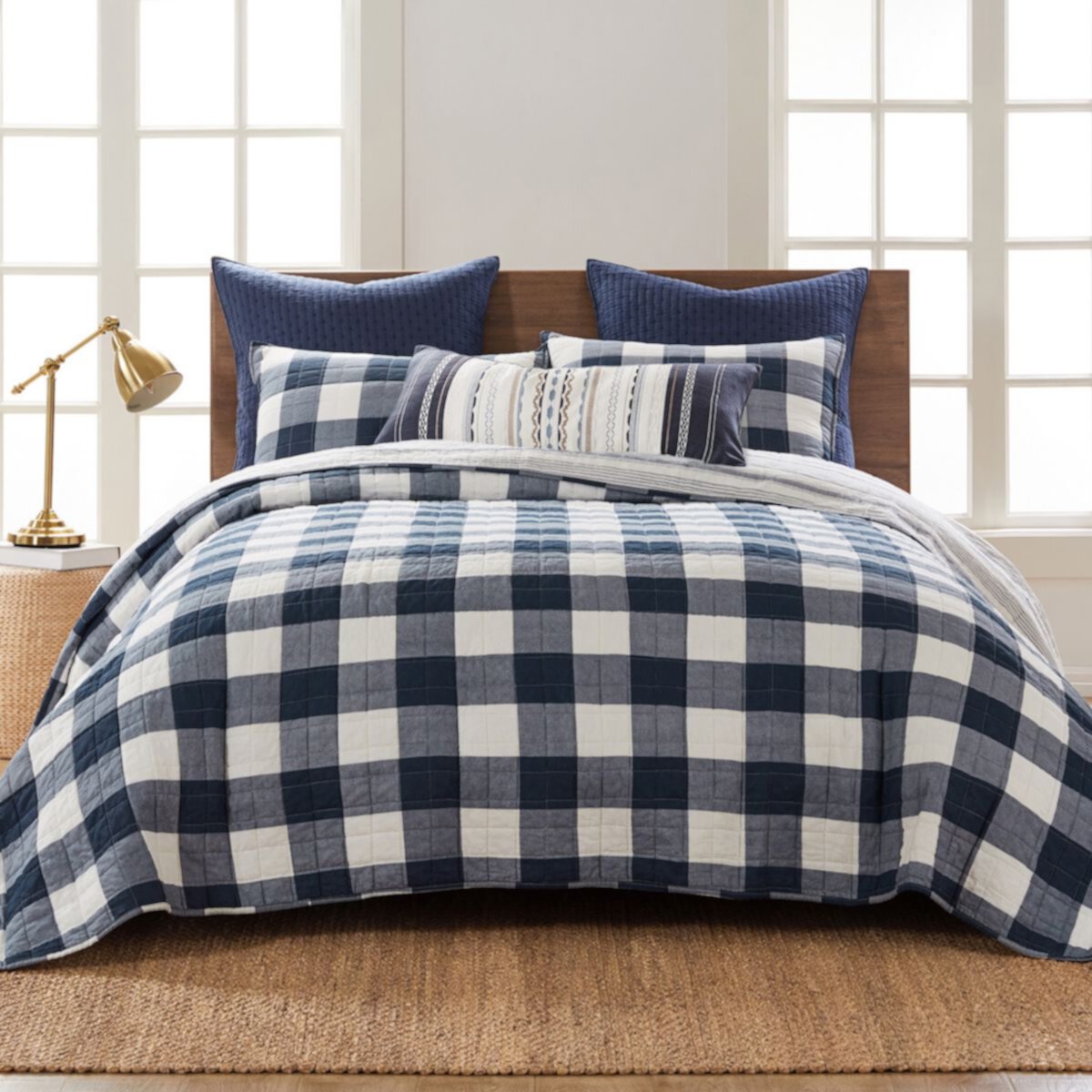 Levtex Home Camden Navy Bedspread Set with Shams Levtex