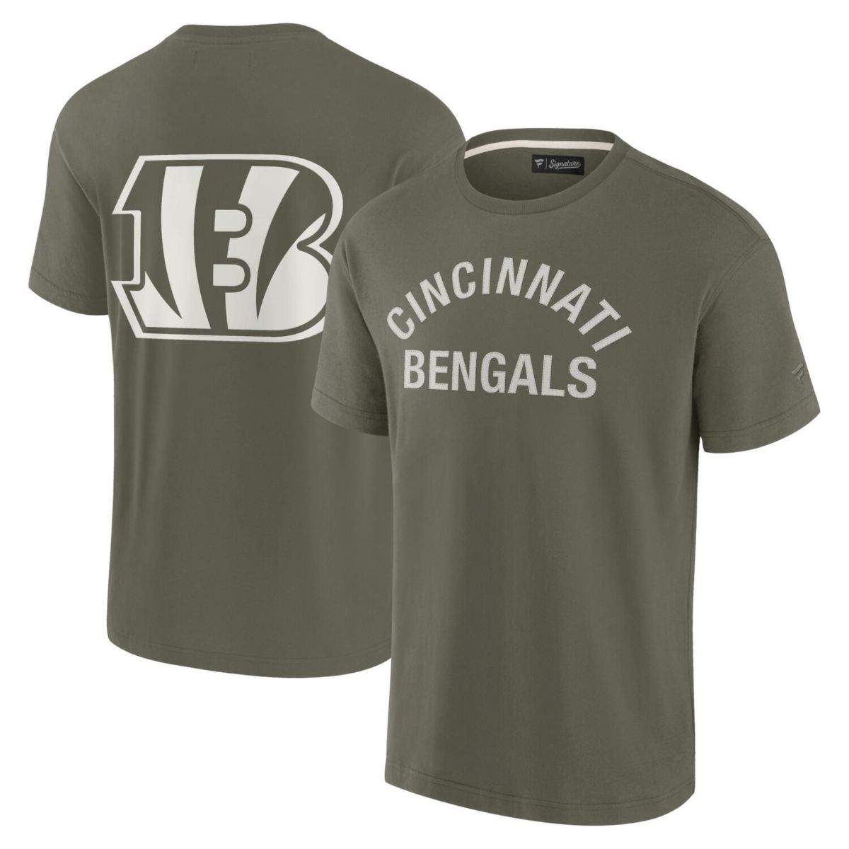 Unisex Fanatics Signature Olive Cincinnati Bengals Elements Super Soft Short Sleeve T-Shirt Fanatics Signature