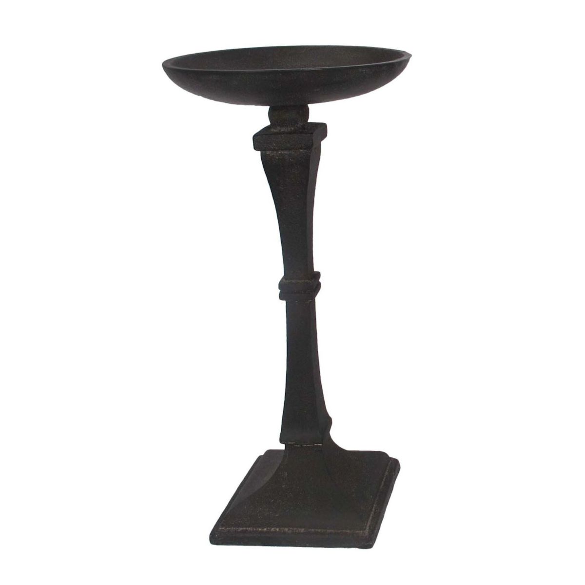 13.25&#34; Solid Matte Black Fabius Tall Pillar Candle Holder A&B Home