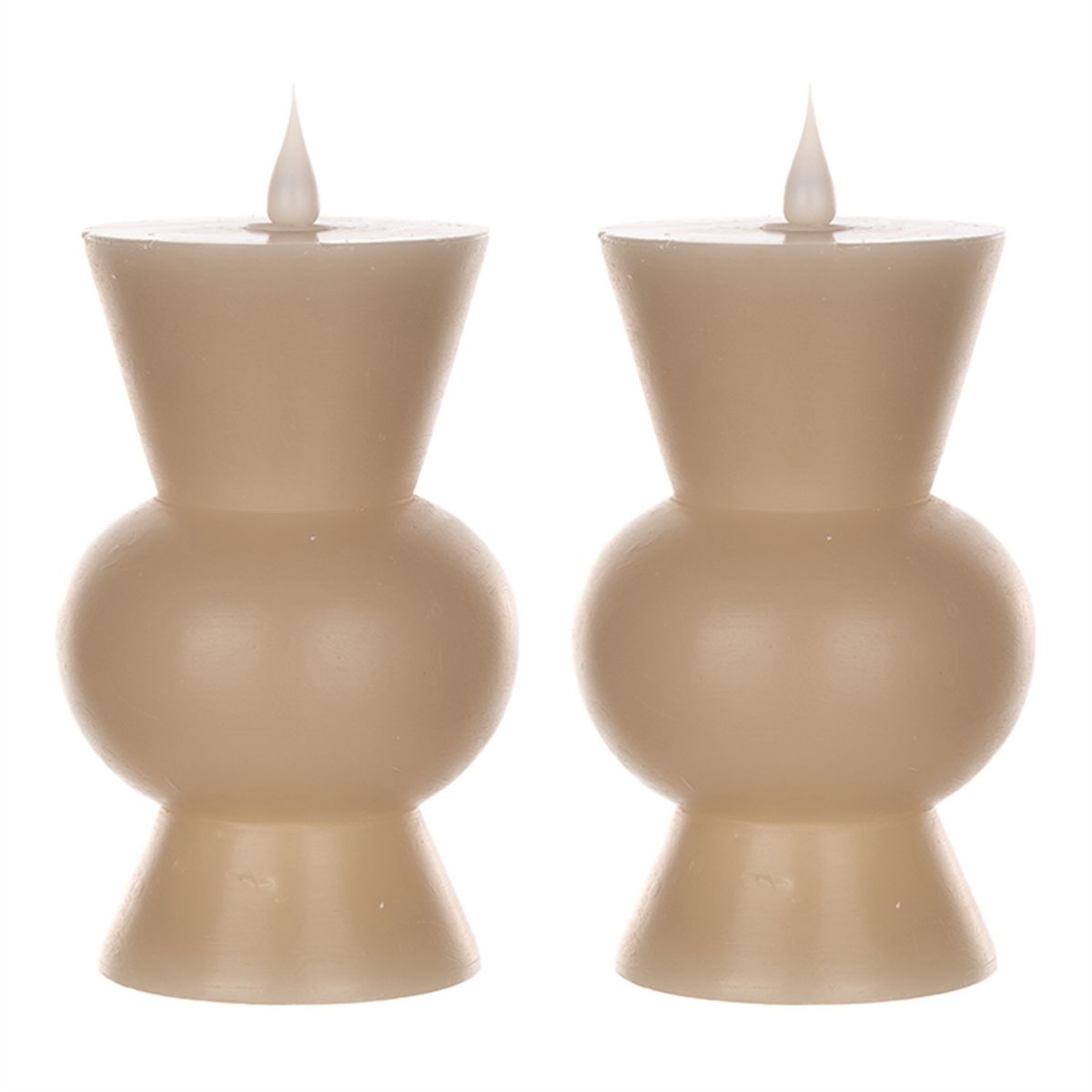 Designer Tapered Led Candle With Remote (Set of 2) Slickblue