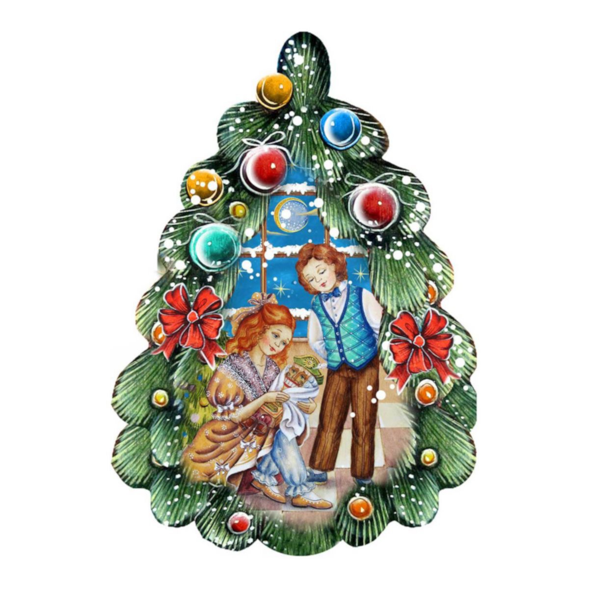Nutcracker Christmas Tree Door Decor by G. DeBrekht - Christmas Decor Designocracy