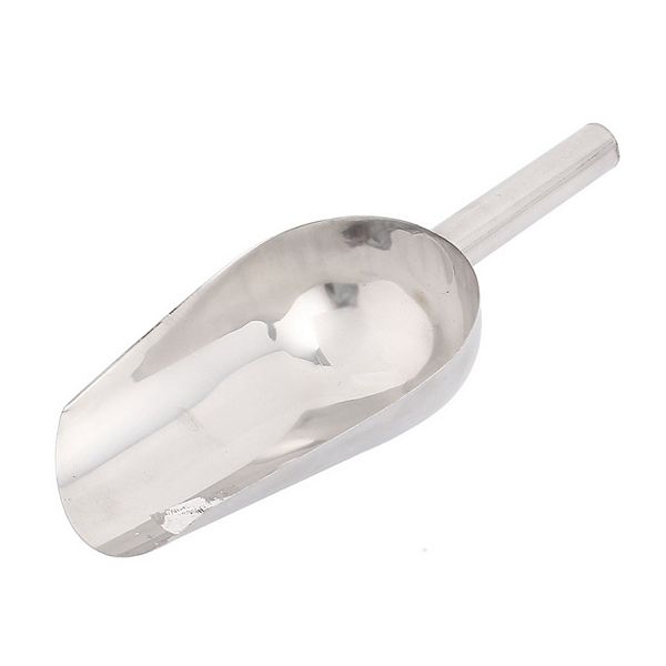 Home Kitchen Stainless Steel Flour Shovel Dry Bin Ice Scoop 9.64&#34; Unique Bargains