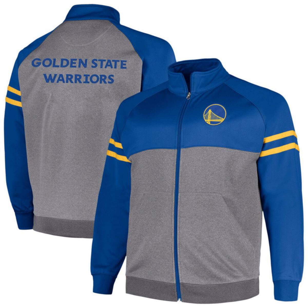 Мужская Куртка Fanatics Branded Golden State Warriors Pieced Stripe Unbranded