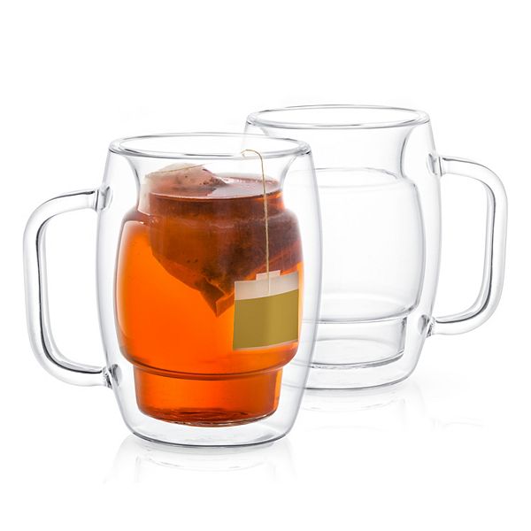 JoyJolt 2-pc. Double Walled Mug Set JoyJolt