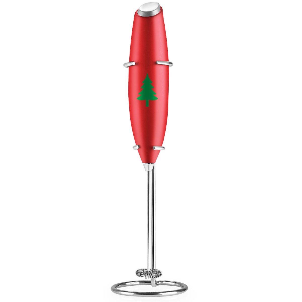 Christmas Edition Milk Frother With Stand Milk Boss