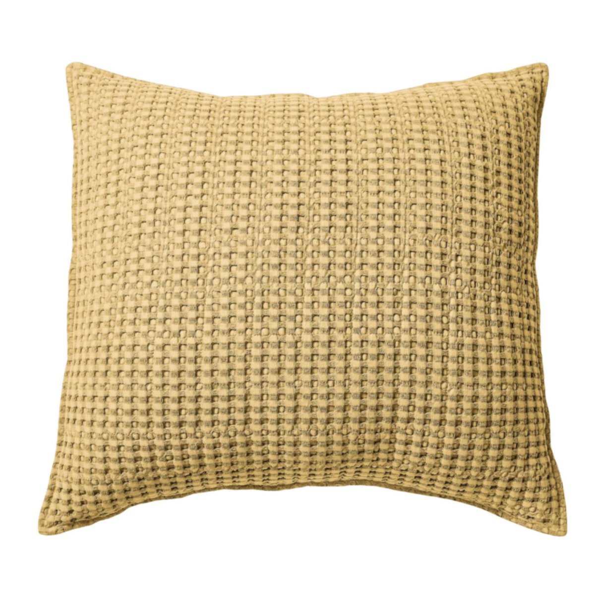 Levtex Home Mills Waffle Ochre Decorative Pillow Levtex