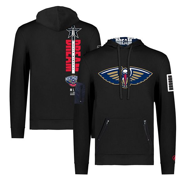 Унисекс Футболка FISLL x Black History Collection Чёрная New Orleans Pelicans Fisll