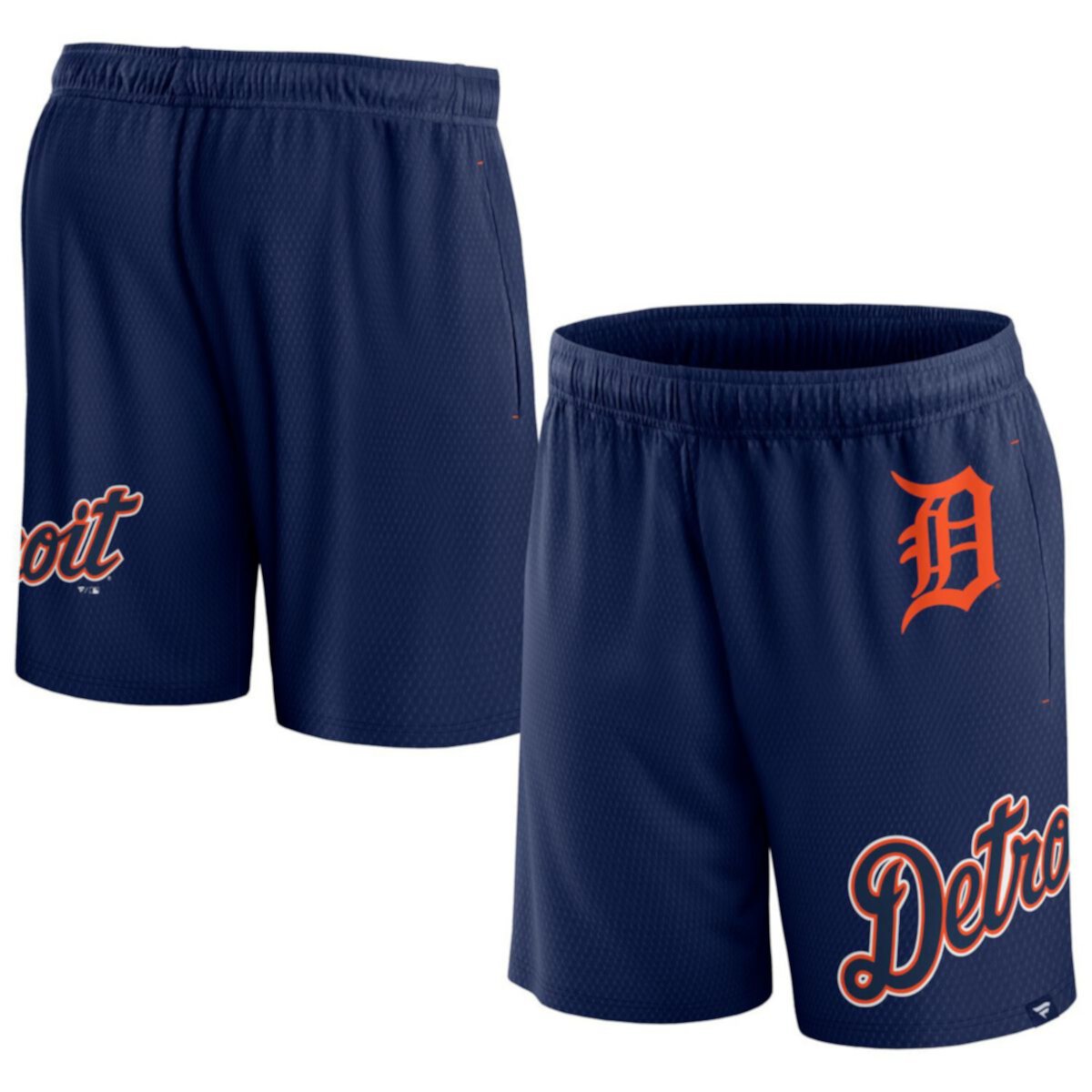 Men's Fanatics Branded  Navy Detroit Tigers Clincher Mesh Shorts Fanatics