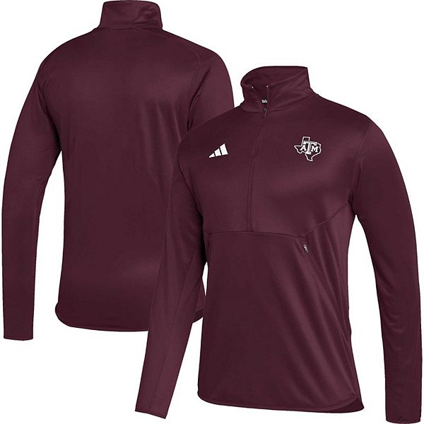 Мужской реглан-пуловер adidas Maroon Texas A&M Aggies 2023 с технологией AEROREADY Adidas