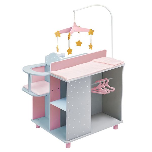 Olivia's Little World Polka Dots Princess Baby Doll Changing Station Olivia's Little World