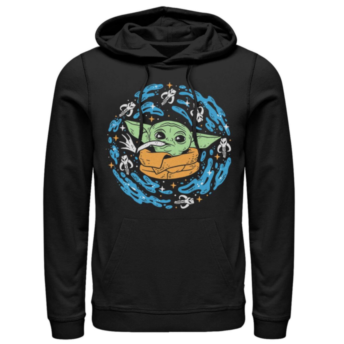 Мужская Футболка Star Wars The Mandalorian Frog Spiral Graphic Star Wars