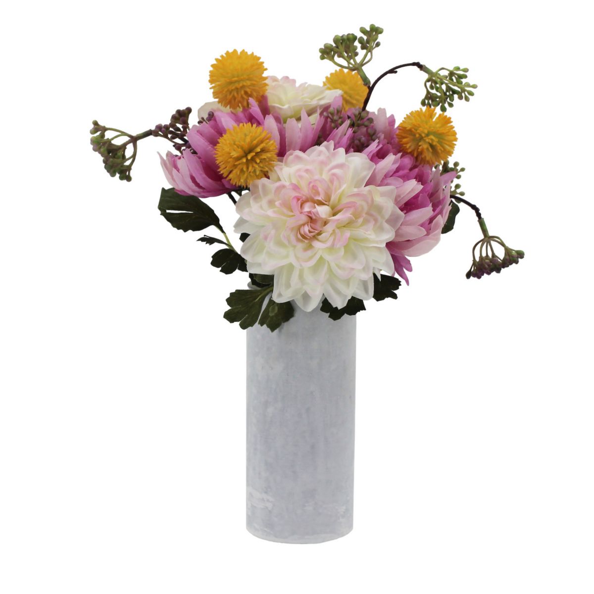Sonoma Goods For Life® Artificial Mixed Dahlia Floral Arrangement Floor Decor SONOMA