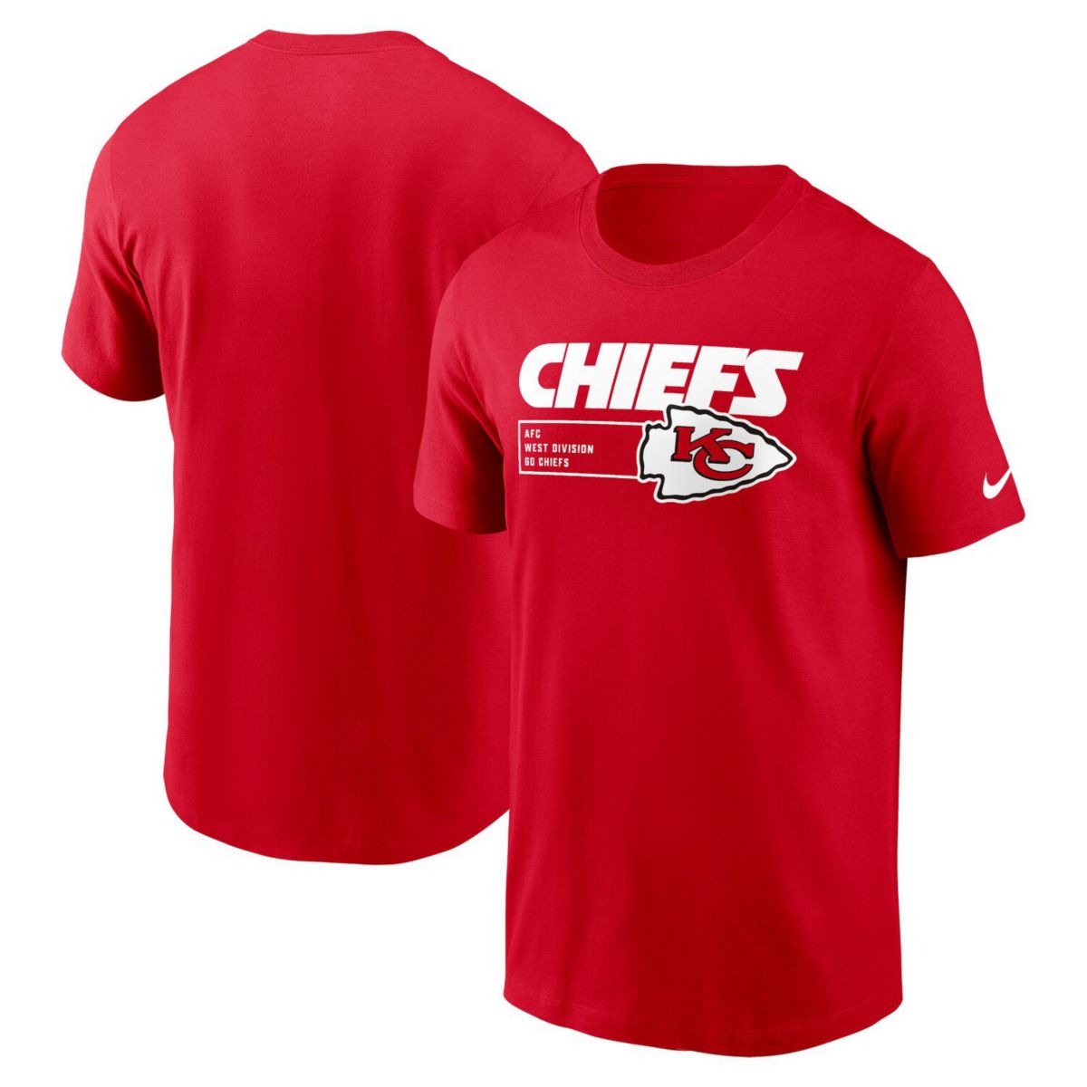 Men's Nike Red Kansas City Chiefs Division Essential T-Shirt Nitro USA