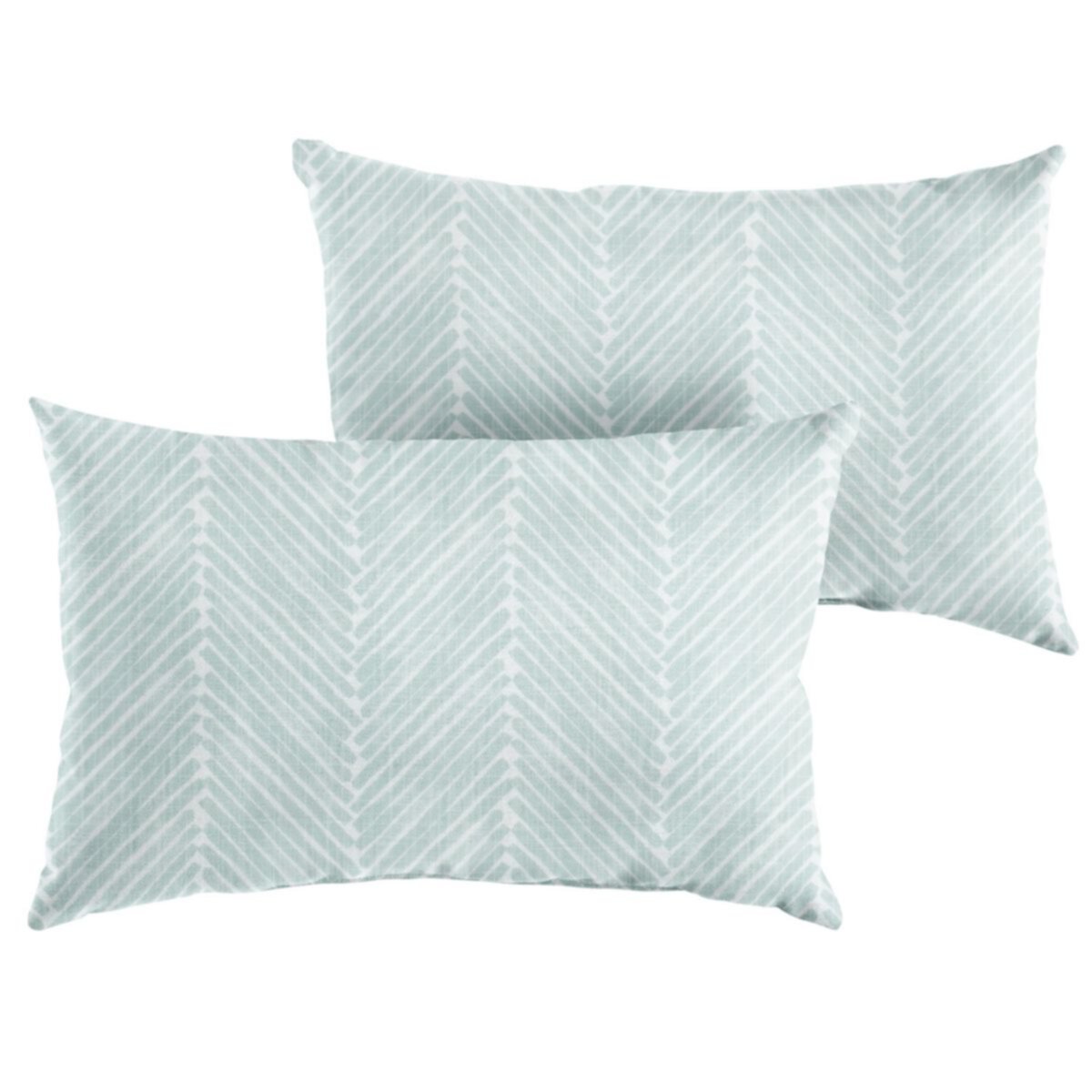 Sorra Home Mali Mineral Blue Outdoor Indoor 2-Pack Pillow Set SORRA HOME