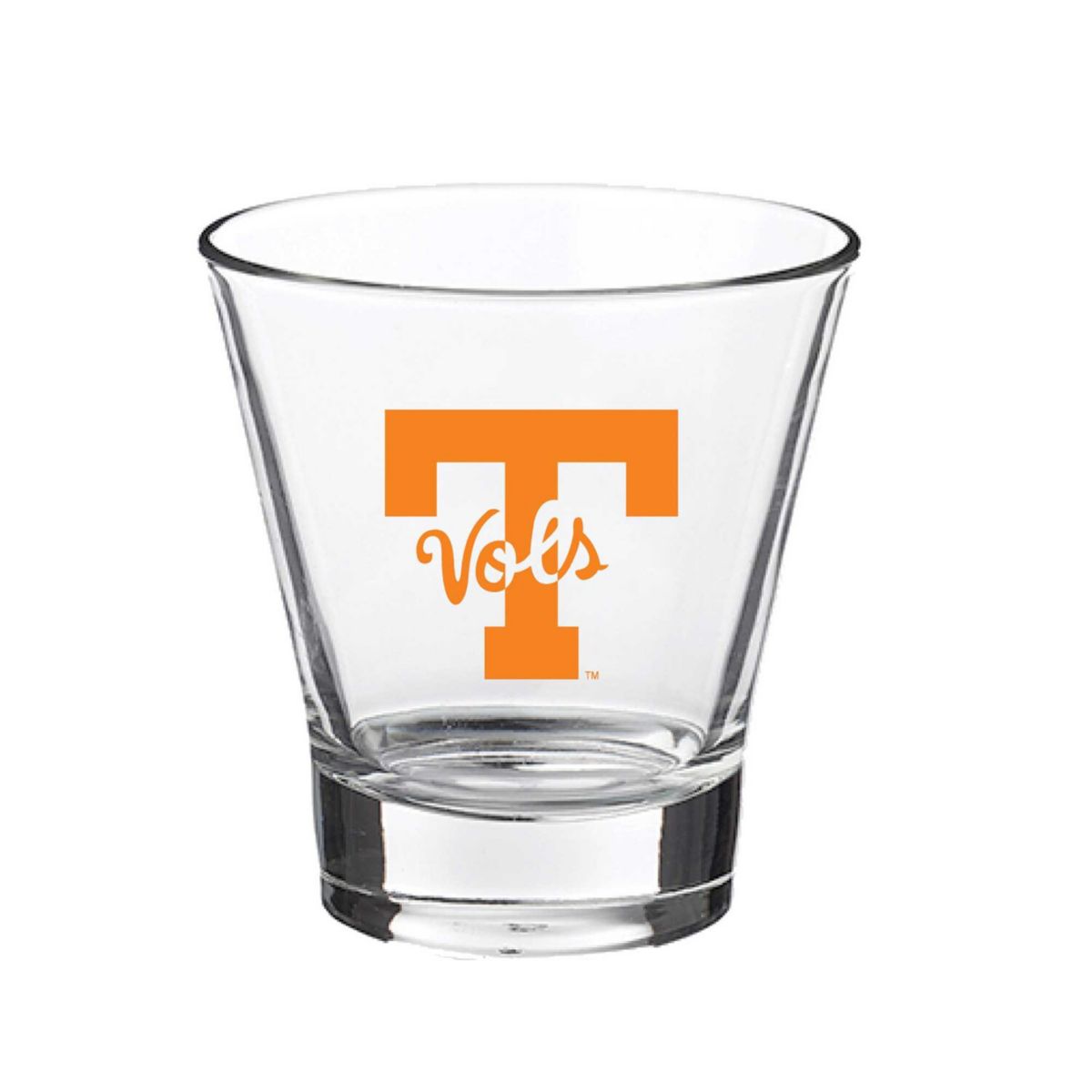 Tennessee Volunteers 12oz. Slant Vault Rock Glass Indigo Falls