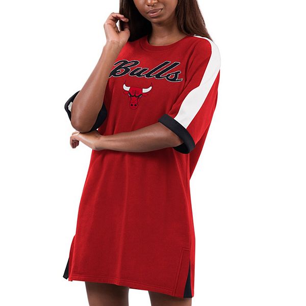 Women's G-III 4Her by Carl Banks Red Chicago Bulls Flag Sneaker Dress In The Style