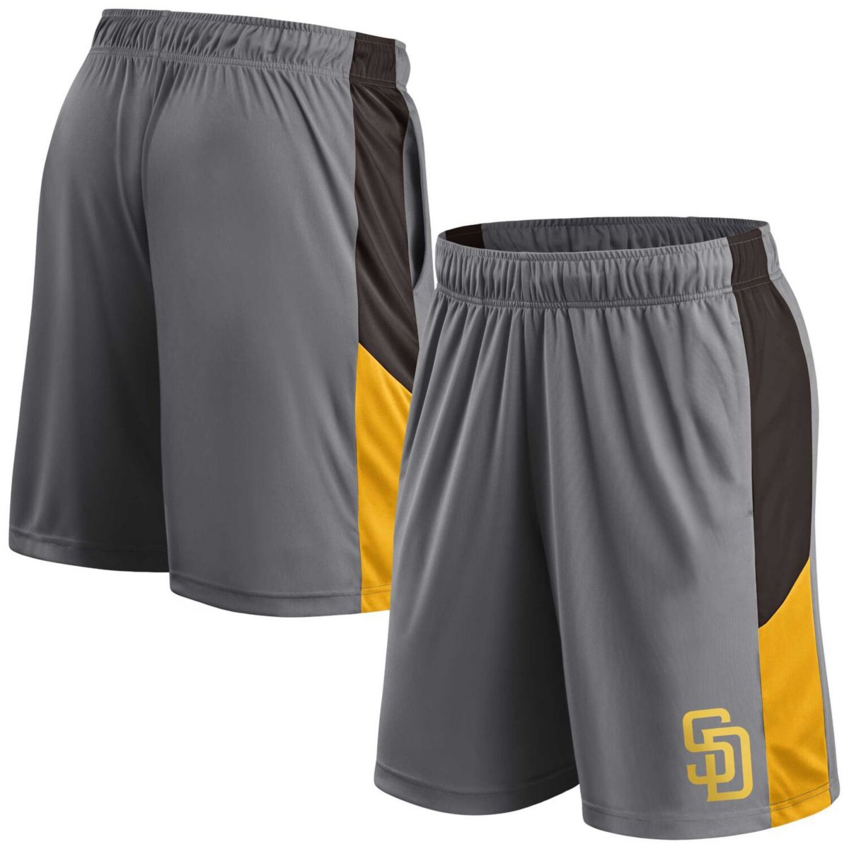Men's Profile Gray/Brown San Diego Padres Team Shorts Unbranded