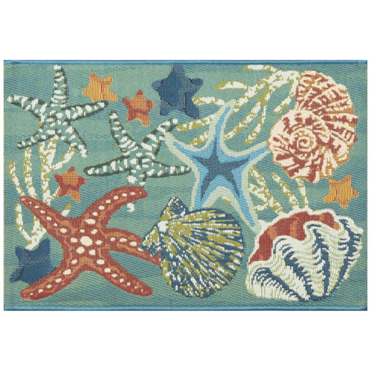 Liora Manne Esencia Starfish Song Indoor Outdoor Mat Liora Manne