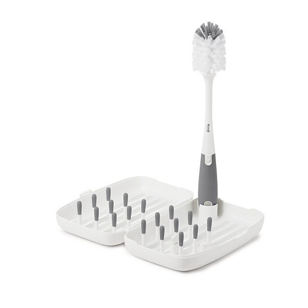 OXO Tot On-The-Go Drying Rack with Bottle Brush Oxo