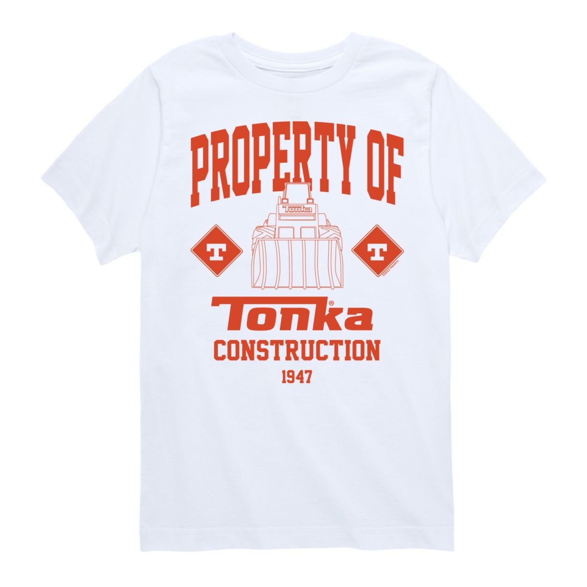 Boys 8-20 Tonka Property Of Tonka Construction Graphic Tee Tonka