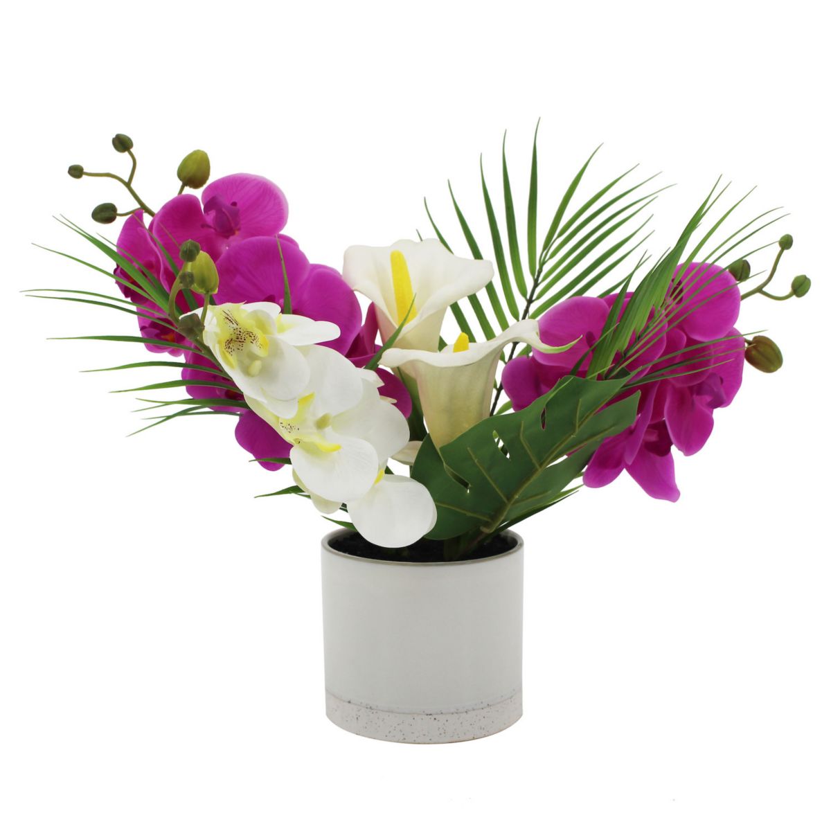 Sonoma Goods For Life® Artificial Mixed Orchid Floral Arrangement Floor Decor SONOMA