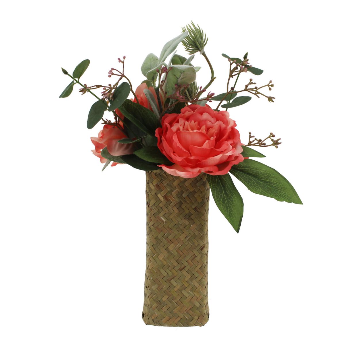 Sonoma Goods For Life® Artificial Rose & Lamb's-Ear Floral Arrangement Table Decor SONOMA