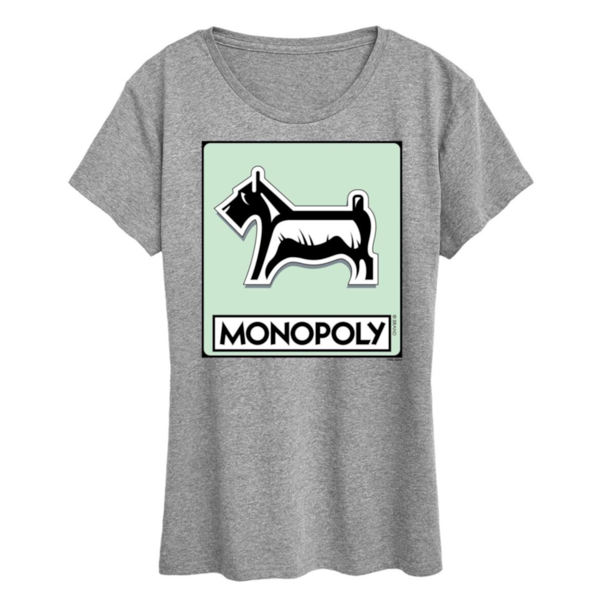 Women's Monopoly Dog Token Graphic Tee HASBRO