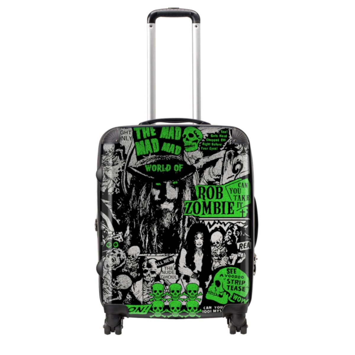 Rocksax Rob Zombie  - Large Suitcase Luggage - Mad Mad World Rocksax