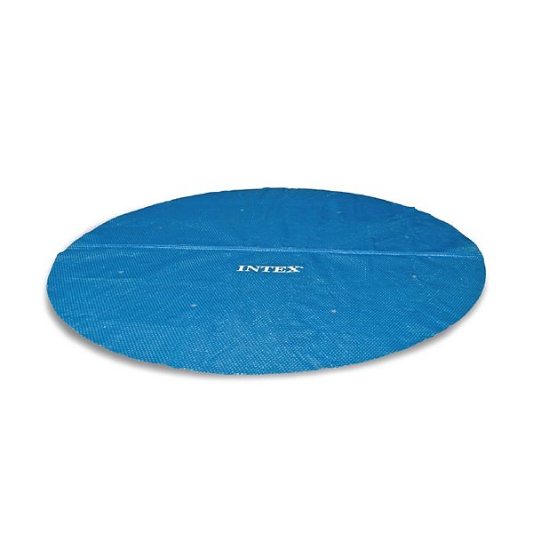 Intex 28014E 16 Foot Solar Cover for Above Ground Outdoor Swimming Pools, Blue Intex