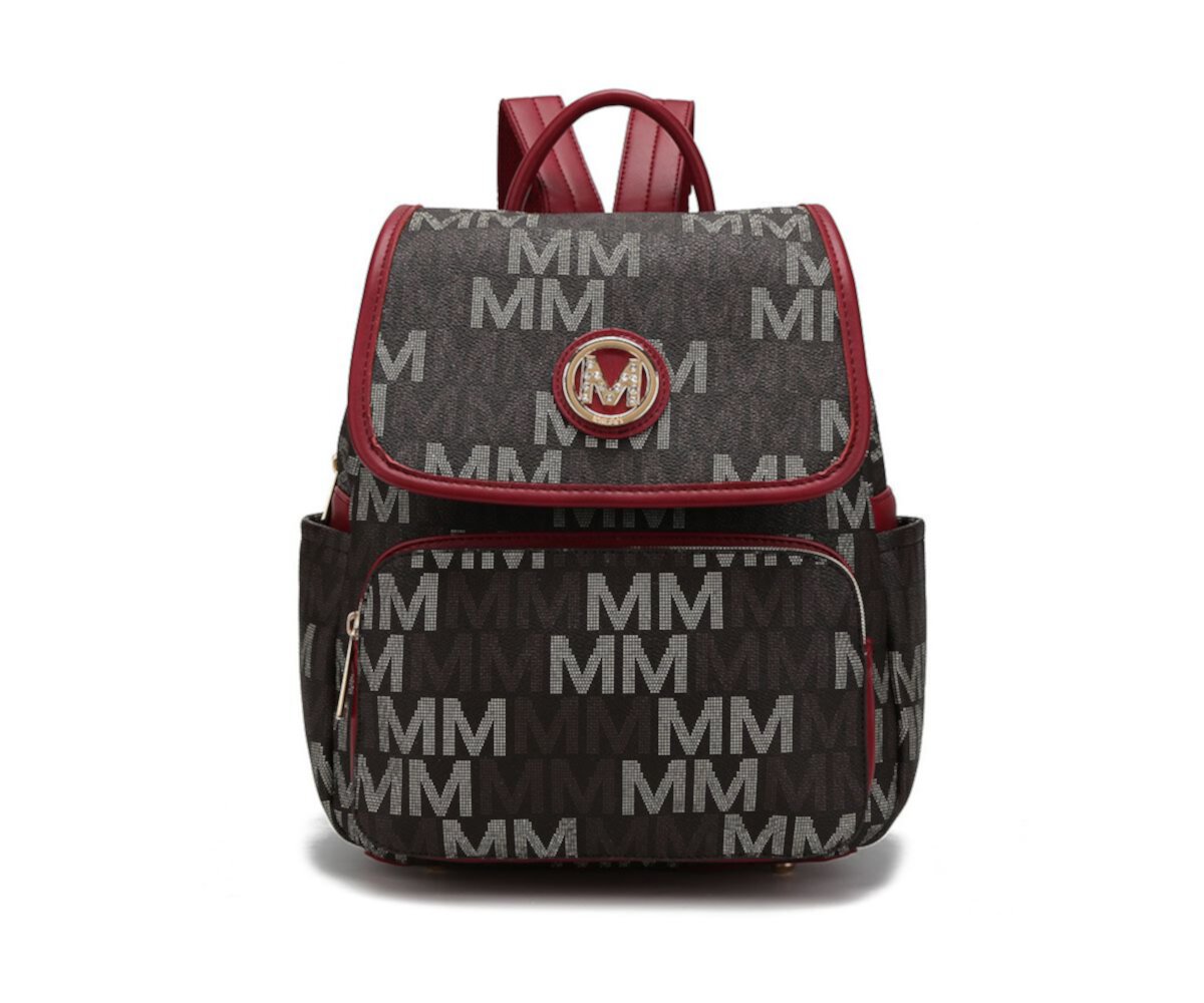 Mkf Collection Drea Vegan Leather Signature Backpack, Handbags & Sets By Mia K MKF Collection