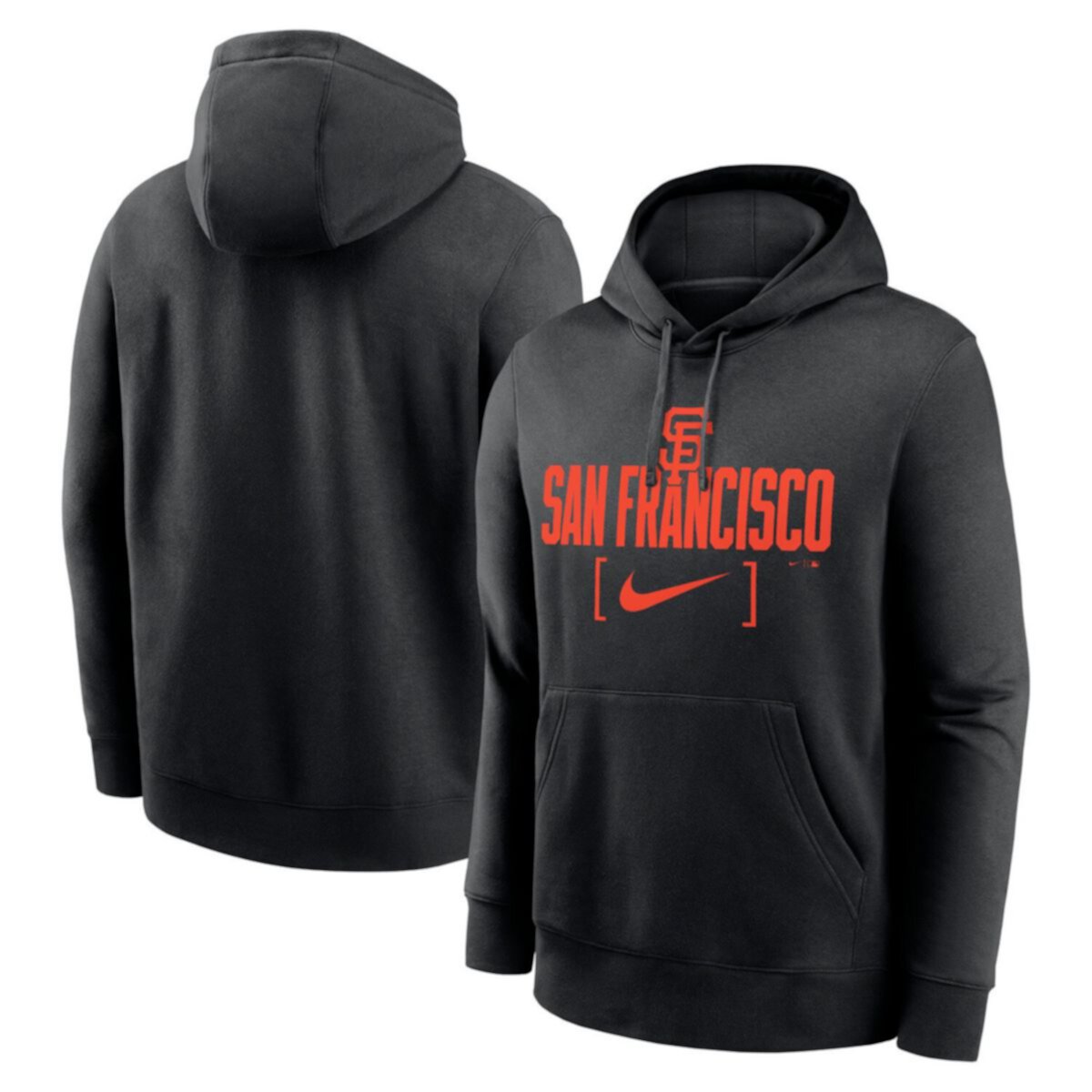 Мужская Толстовка Nike Black San Francisco Giants Club Slack Nitro USA