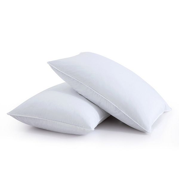 Unikome 2 Pack Goose Feather Down Side/Back Sleeper Bed Pillows UNIKOME