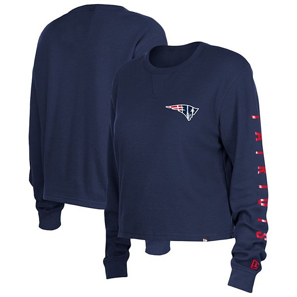 Женская Футболка New Era New England Patriots Thermal Crop New Era