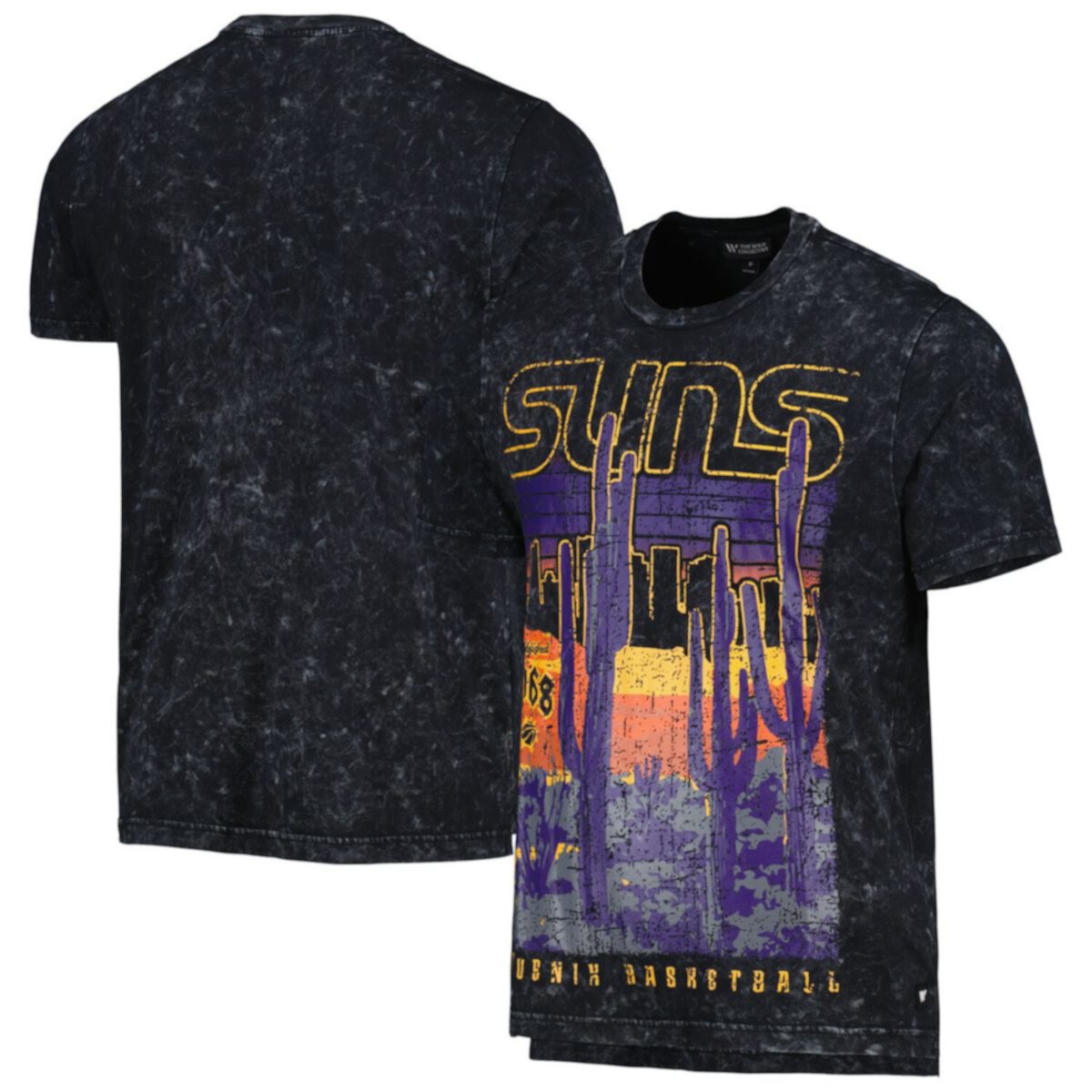 Unisex The Wild Collective Black/Purple Phoenix Suns Band T-Shirt The Wild Collective