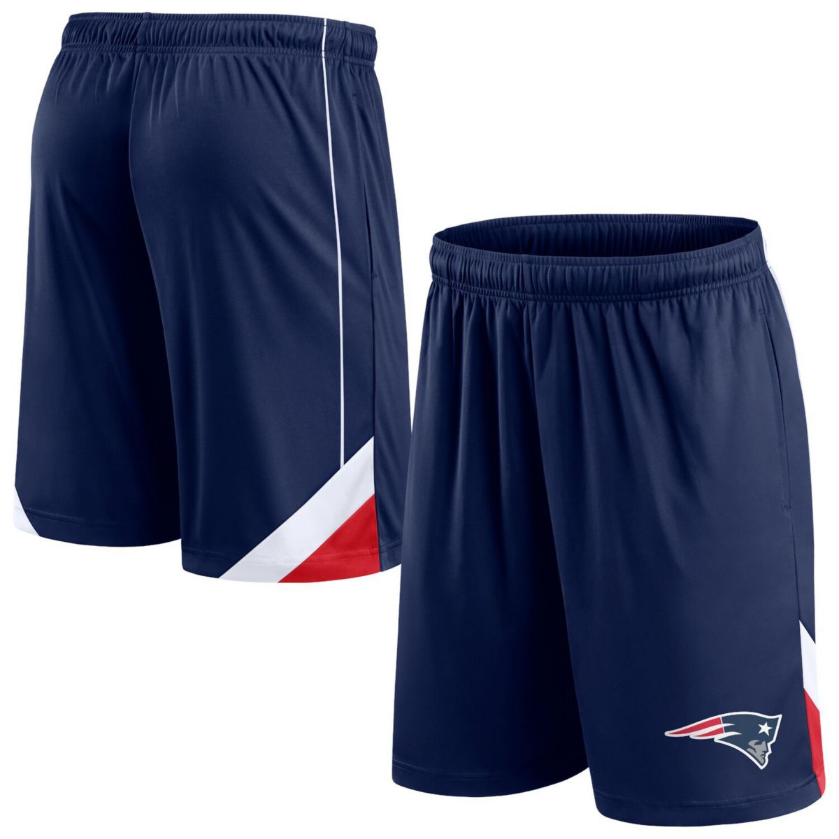 Мужские Спортивные шорты Fanatics Interlock Navy New England Patriots Fanatics