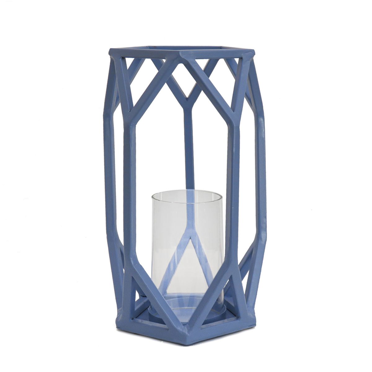 National Tree Company Candle Holder Geometric Lantern Table Decor National Tree Company