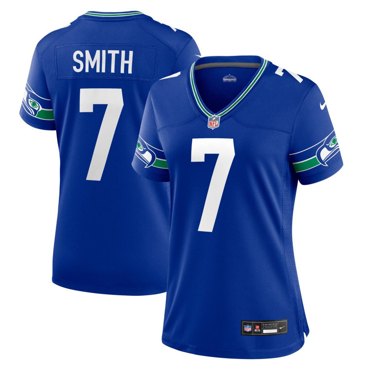Women's Nike Geno Smith Royal Seattle Seahawks Player Jersey Nitro USA