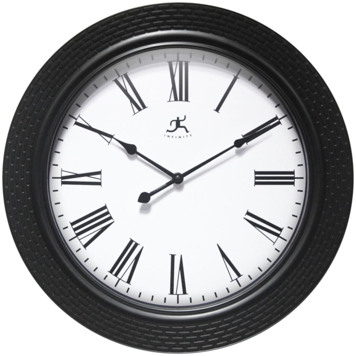 Infinity Instruments 16-in. Round Wall Clock with Roman Numerals Infinity Instruments