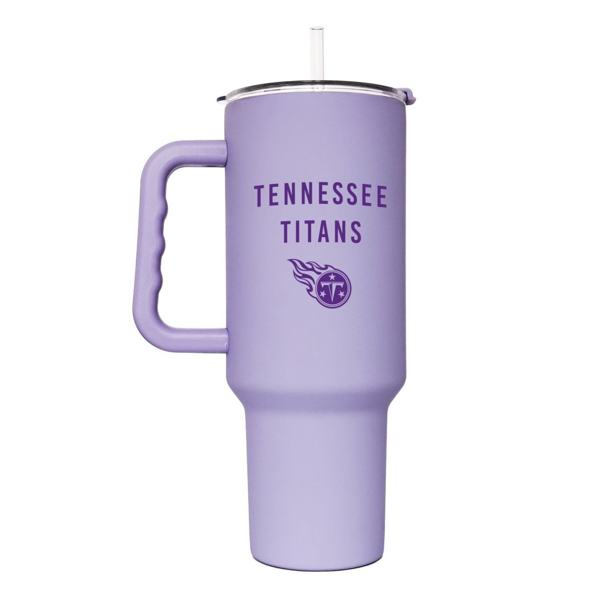 Tennessee Titans 40oz. Lavender Soft Touch Tumbler Logo Brand