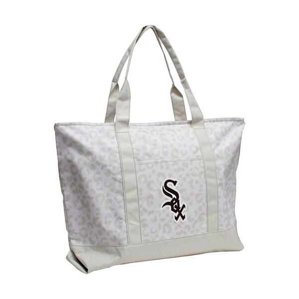 Большая сумка с леопардовым принтом Chicago White Sox, 100% полиэстер, 2 кармана Logo Brand