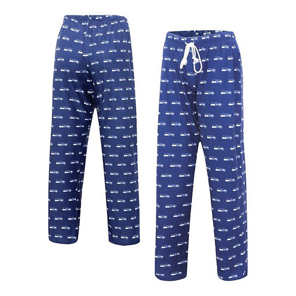 Women's Concepts Sport College Navy Seattle Seahawks Gauge Allover Print Sleep Pants Unbranded