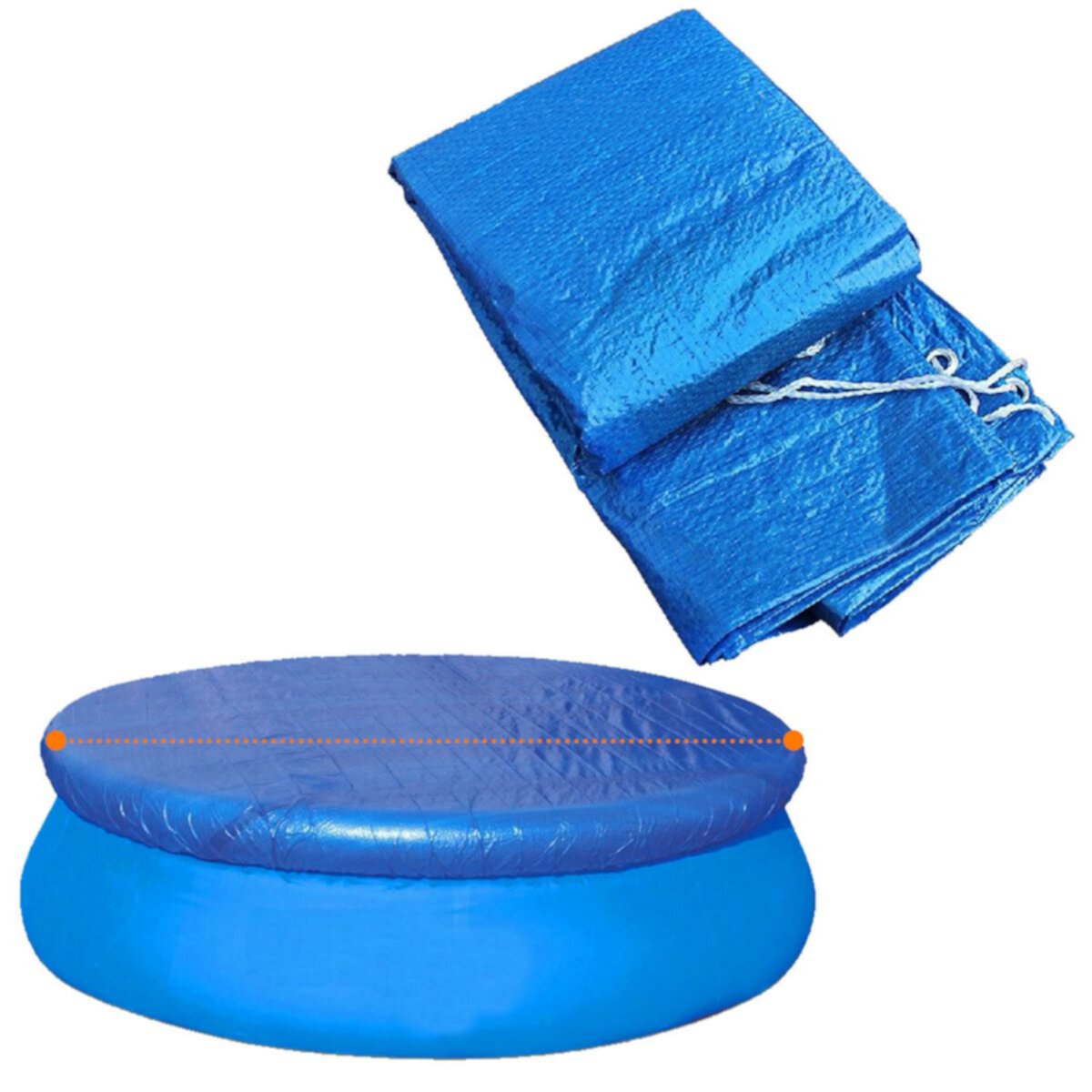 Waterproof and Dustproof Cover for Swimming Pool - Ideal for Protecting Your Paddling Pool Eggracks By Global Phoenix