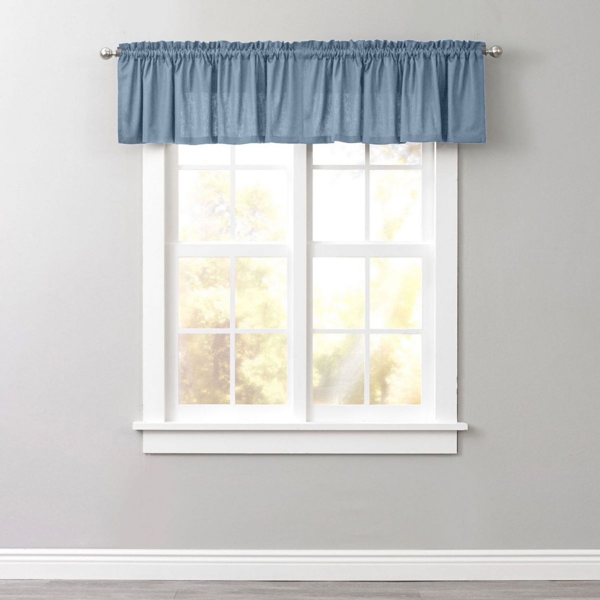 Brylanehome Poly Cotton Canvas Rod-pocket Valance BrylaneHome