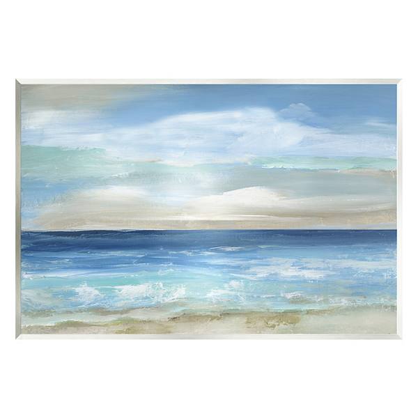 Stupell Home Decor Crashing Ocean Ripples Scenery Framed Wall Art Stupell Home Decor