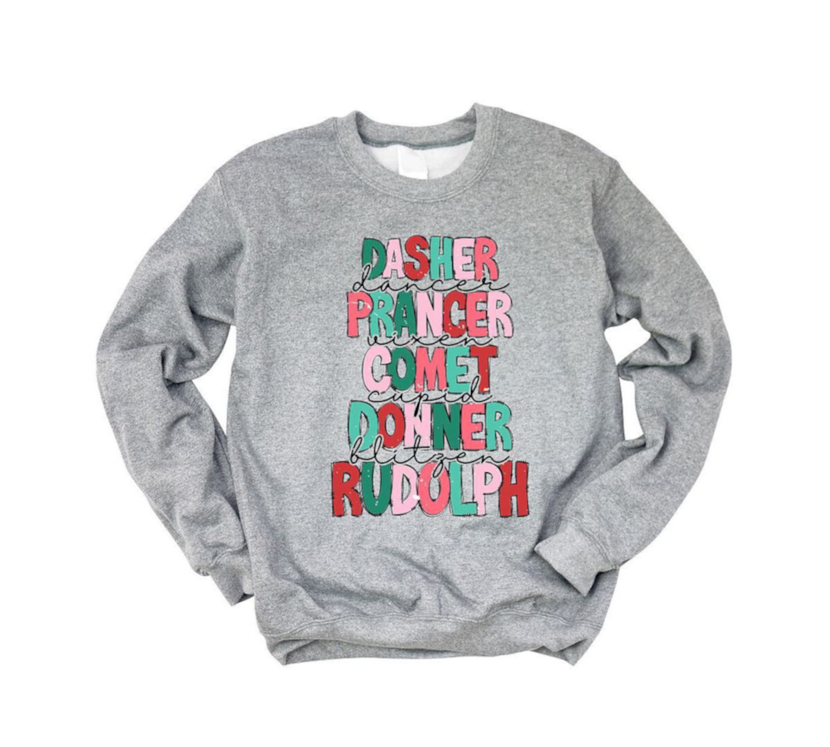 Reindeer Stacked Sweatshirt Simply Sage Market
