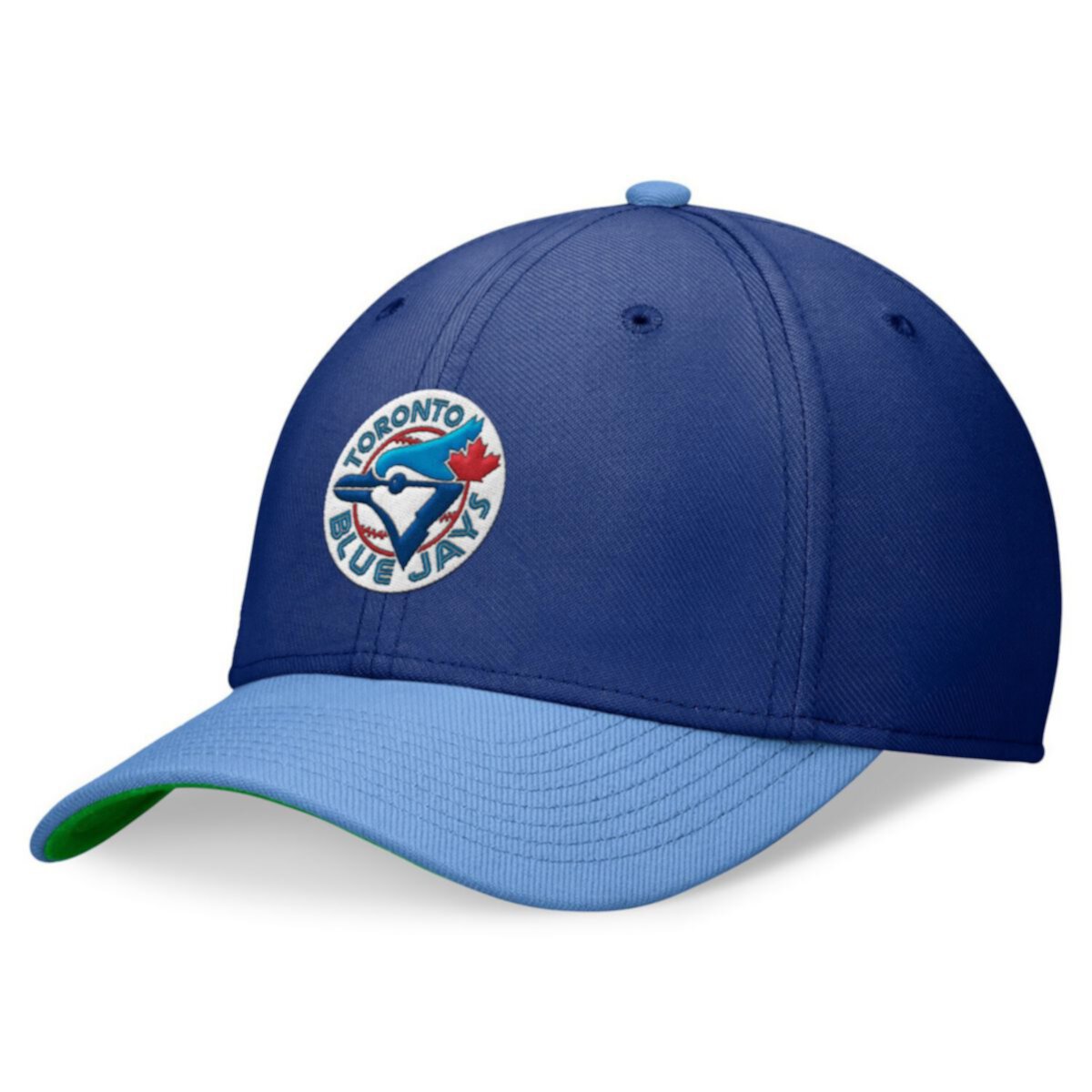 Кепка Nike Men's Royal/Powder Blue Toronto Blue Jays Cooperstown Collection Rewind Swooshflex Nitro USA