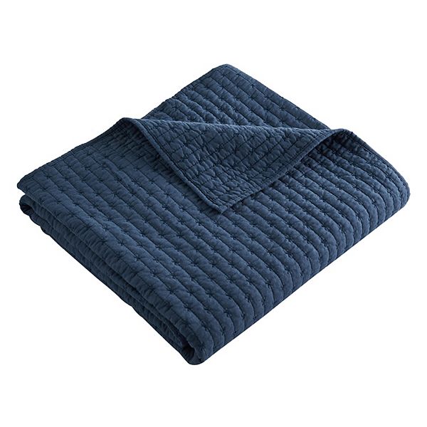 Levtex Home Cross Stitch Quilted Throw Levtex