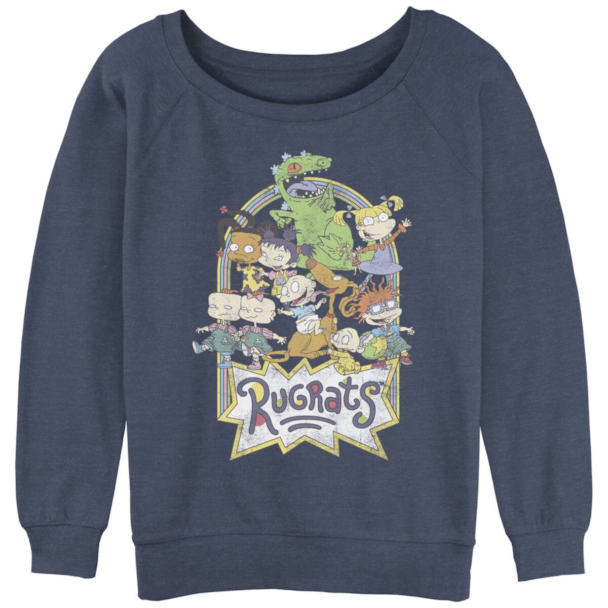 Juniors' Rugrats OG Babies Slouchy Terry Graphic Pullover Nickelodeon